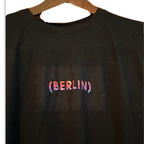 Cactus Man Berlin Rainbow Graphic SS Shirt Sz Medium Ricky Singh Denim Flowers - Picture 2 of 6